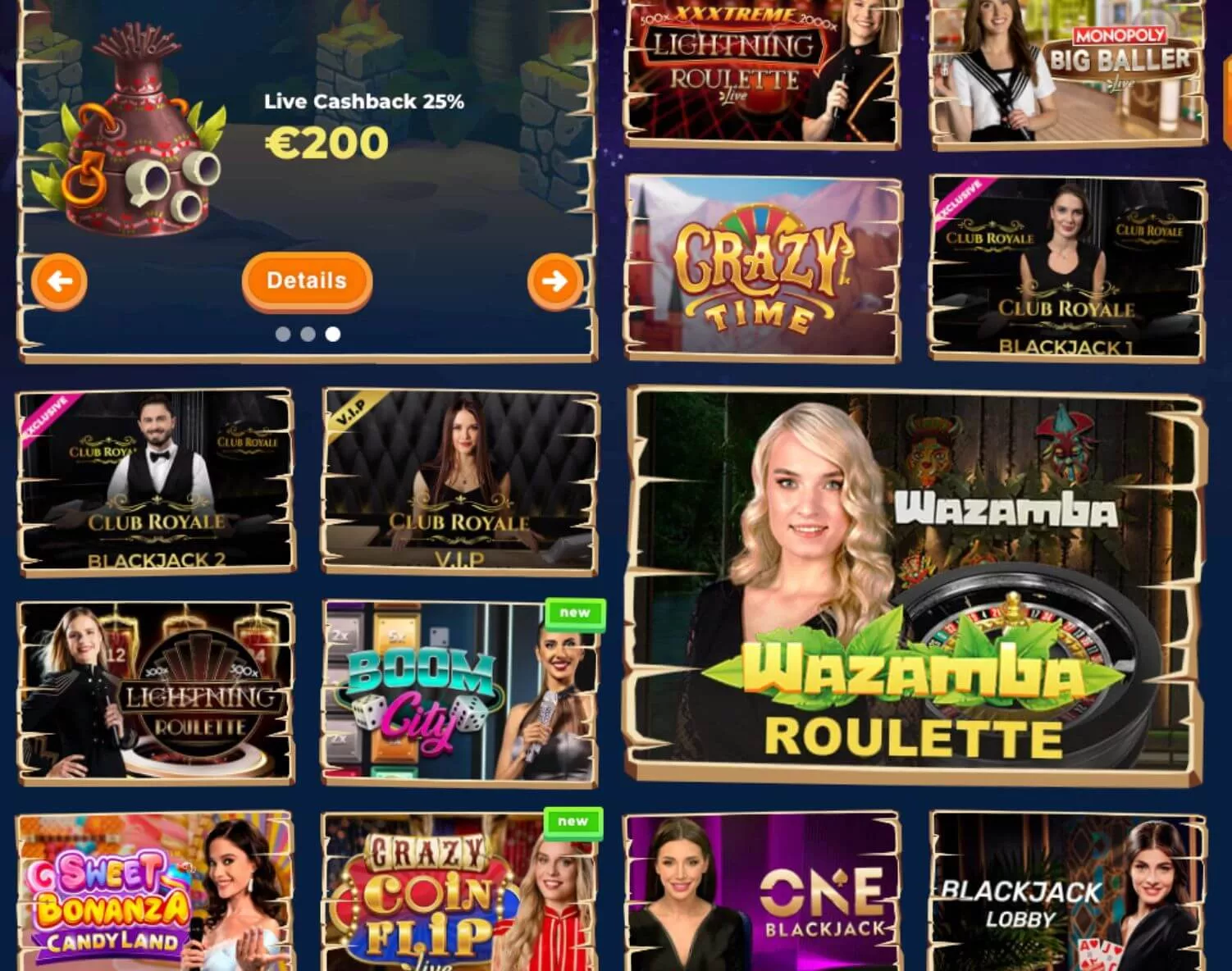 Wazamba app