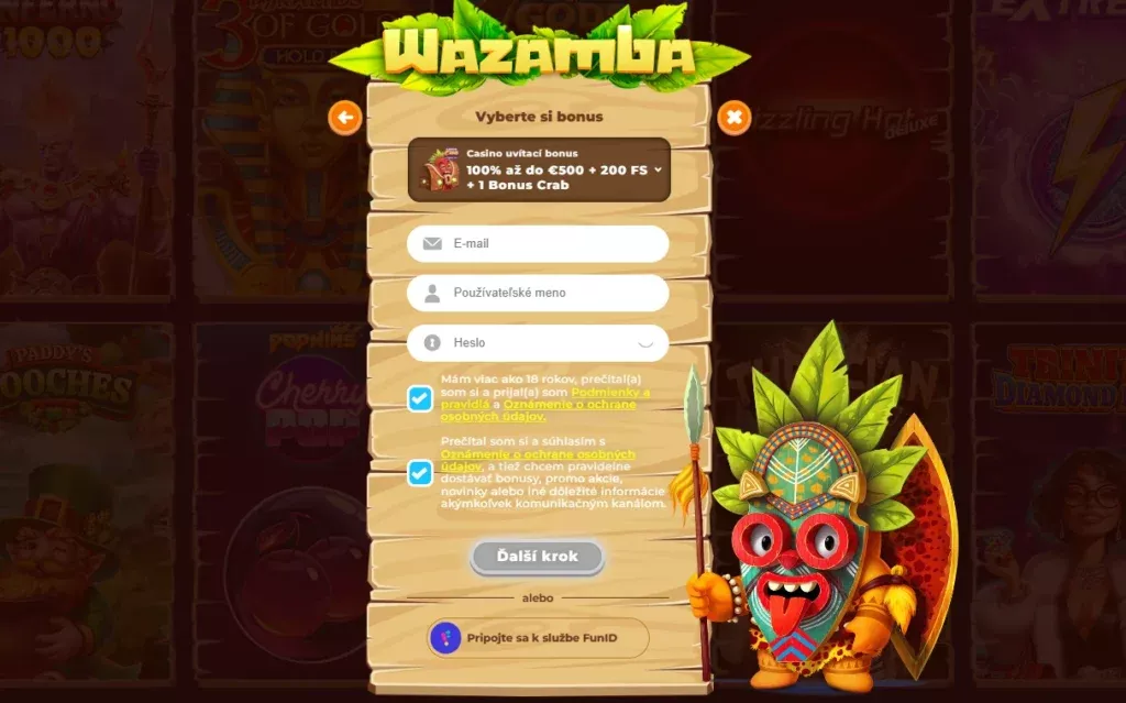 Wazamba hry