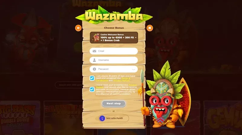 Wazamba sázení